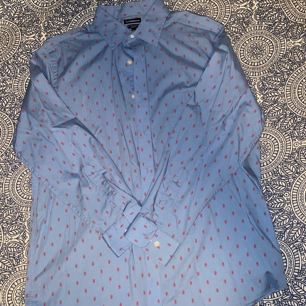 17 1/2 - 34/35 Croft Barrow button down NWOT